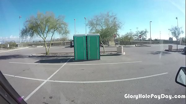 Chunky Girl Nurses Gloryhole Rod At A Baseball Field