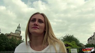 GERMAN SCOUT - Medical Pupil Linda LeClair Seduce To Slam Without Condom At Public Casting