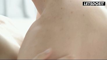 Athletic Dark-haired Rides On His Huge Cock, Slit Stuffed Wide