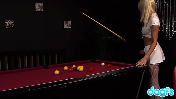 Dagfs - Big-breasted Natasha Marley Milks And Slams On A Pool Table