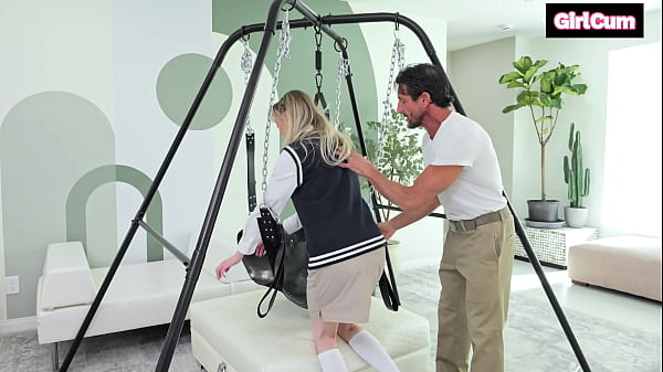 Stepdad Torments Amber Moore's Snatch For Her Bad Grades