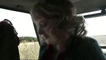 Sex In Backseat Car. Outdoor Romp. Taxi Driver Stopped Car On Side Of Road. Hot Golden-haired MILF Masturbated Cock. Then Dude Put Chick Doggy Style Hammerred Cunt And Cumshot.