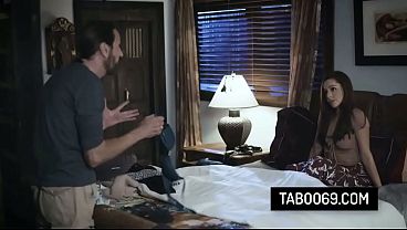 Slutty Stepkid Vanna Bardot Gets Her Slit Ready For Stepdad's Rod