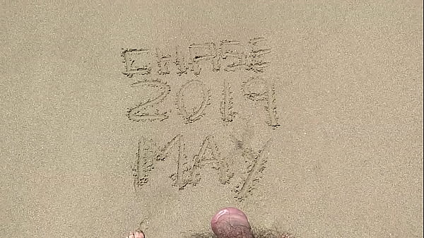 Running Exposed On The Beach.