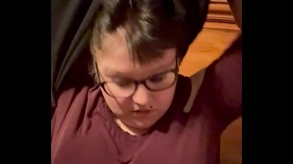 Stoner Nerdy Goth Shyly Exposes Off Her Tits!