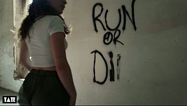 Urbex Date Turns Into Sneaky Outdoor Romp With Sexy Dark-haired