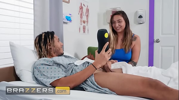 BRAZZERS - Sizzling Sultry Kayley Gunner’s Private Nursing Session Gets Derek Savage Rock Rough