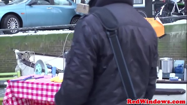 Dutch Escort Licks Fellas Pole Before Riding