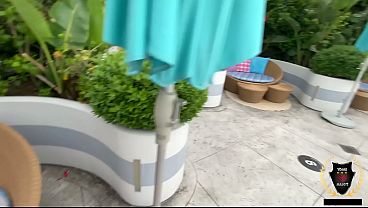 Kaden Kole Gorges Rome Major's BBC Poolside Before Taking His Cum!