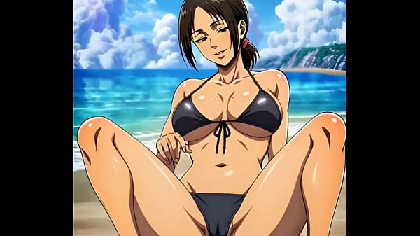 Ymir De Ataque A Los Titanes Tocándose En La Playa
