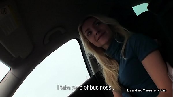 Hitchhiker Young-babe Hammers Gigantic Boner In Car
