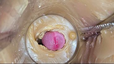 Mega Load In Vagina Toy. Excellent Internal Camera 4k