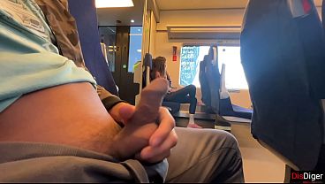 A Newcomer Babe Jerked Off And Worshipped Me In The Train In Public