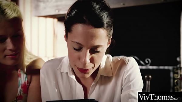 Sensual Lesbians Get Aroused Reading A Sensual Novel And Soon End Up On Bed