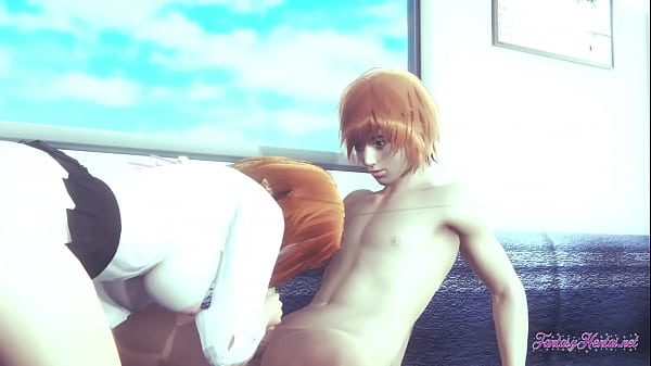 My Hero Academia Hentai - Uraraka Intense Sex With Momo In A Discipline [Trio, Handjob, Blowjob, Pounded, Inside Load...] - Japanese Asian Manga Anime Game Porn