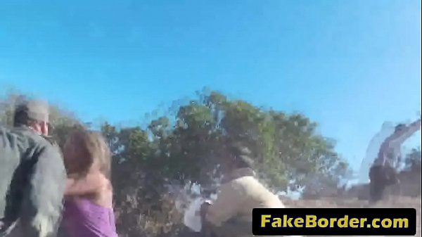 Immigrant Savors Agent's Massive Cock
