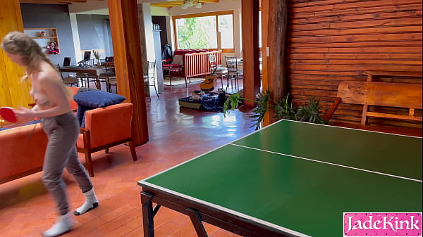 Christmas Special!! Striptease Naked Ping Pong With Cousin