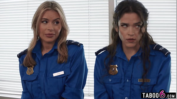 TSA Agents Tortured With Backdoor Fisting By Their MILF Chief