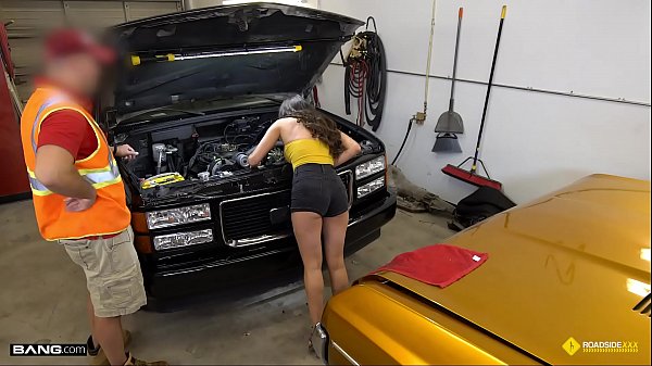 Roadside - Car Guru STEPMOM Fucks Her Car Mechanic