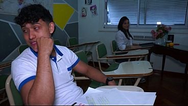 After-Class Detention – Two College Pupils Left Alone