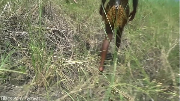 The Chief's Son Picked A Random Gal Of The Tribe While She Was Dancing With Her Friend And Nailed Her On A Tree In Africa