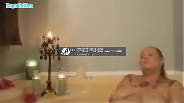Sexy Cougar BBW Raya Rollins Snatches Her Step-sons Watching Her As She Relaxes In Her Bath...PREVIEW
