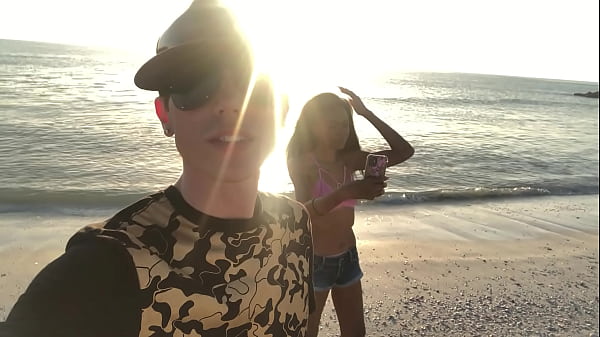 Aiden And Astronaut Dame At The Beach