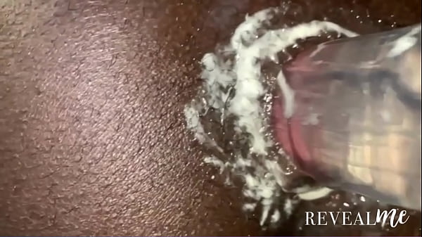 RevealMe || AFRICAN GAY DILDO BACKSIDE PLAY AND PARTNER CUMSHOW