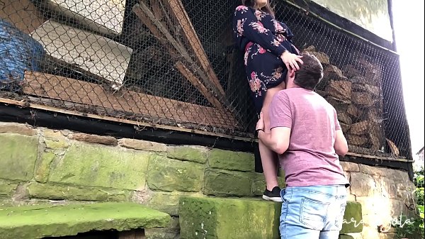 Smashing At An Abondand Barnyard - Outdoor Sex