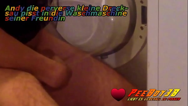 Andy Pinkelt In Die Waschmaschine Seiner Freundin