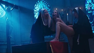 Corrupted Convent Humping - Kyoko, Nata Gold & Shelena Futa Sex