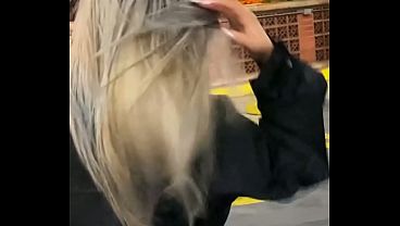A Dainty Golden-haired Colombian Female Shows Me The City And We Have Risky Public Fun In The Car - Brian Evansx
