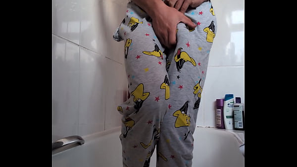 Cradling And Wetting Pjs 18 Yr Old Lad