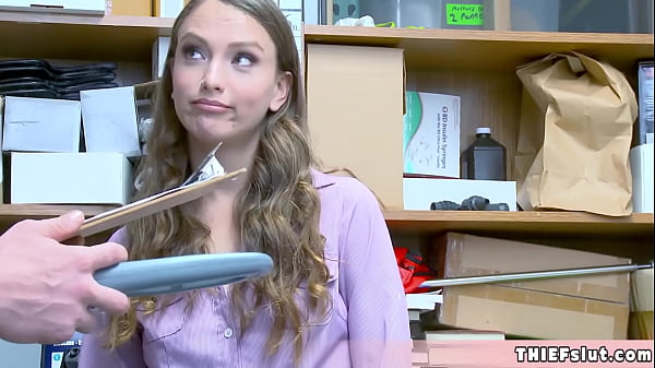 Darling Fair-haired Izzy Caught In The Mall And Now She Must Offer Her Snug Cunt For The Mall Cop