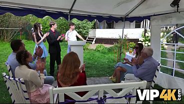 VIP4K. Two Nubile Brides Trade Husbands