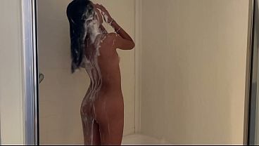 18-years-old Cutie In Shower Hidden Cam Spy View