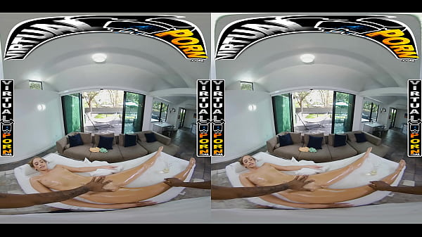 VIRTUAL PORN - Sultry Interracial POV Massage And Smash Sesh In 3D With Khloe Kapri