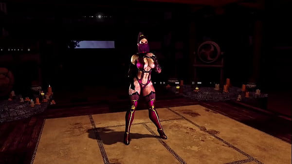 Muscular Curvy Mileena Taunts You To Please Her In Exchange For Hot Night