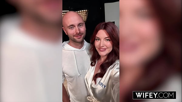 WIFE Hourglass Redheaded Hotwife Kayla Summers Gets Tag-Teamed In Front Of Hubby