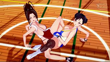 Chun Li And Mai Shiranui Lez Grind Contest