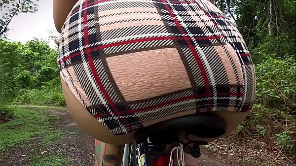 Public Flashing. Saddling A Bike With A Rump Cram, I Think A Tenant Saw Me. Peeping.