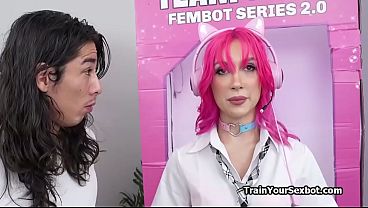 He Rams Fembot While She Rules His Games