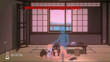 Hentai Game Summer Days Vacation . Dude Having Sex With 2 Steamy Madams