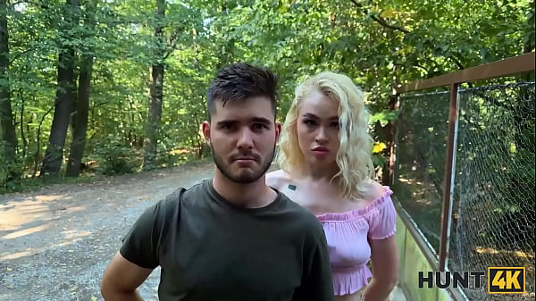 HUNT4K. Platinum Made Her Boyfriend Cuckold And Relished The Unscripted Outdoor Fuck