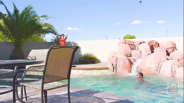 Butt Sex By The Pool! Helena Price Got Spermed By Rome After Sex!
