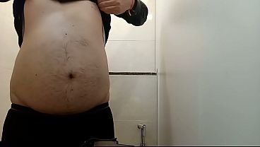 Milking Forceful In Office Washroom