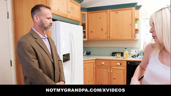 Perfect Light-haired Teen (Jessie Saint) Massaged Down By Pervy StepGrandpa