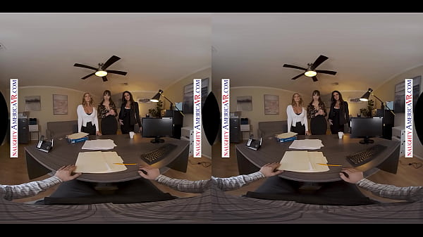 Naughty America - Alluring Co-workers, Jamie Michelle, Kayley Gunner, And Lexi Luna, Flaunt The New Bloke How To Perform Well In The Office