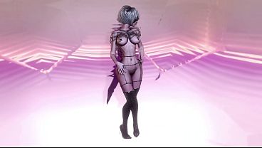 Evil Gothic 2B In Sexual Chains Entices You Into Steamy Femdom Screw
