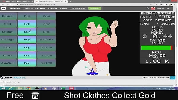 Shot Clothes Collect Gold
